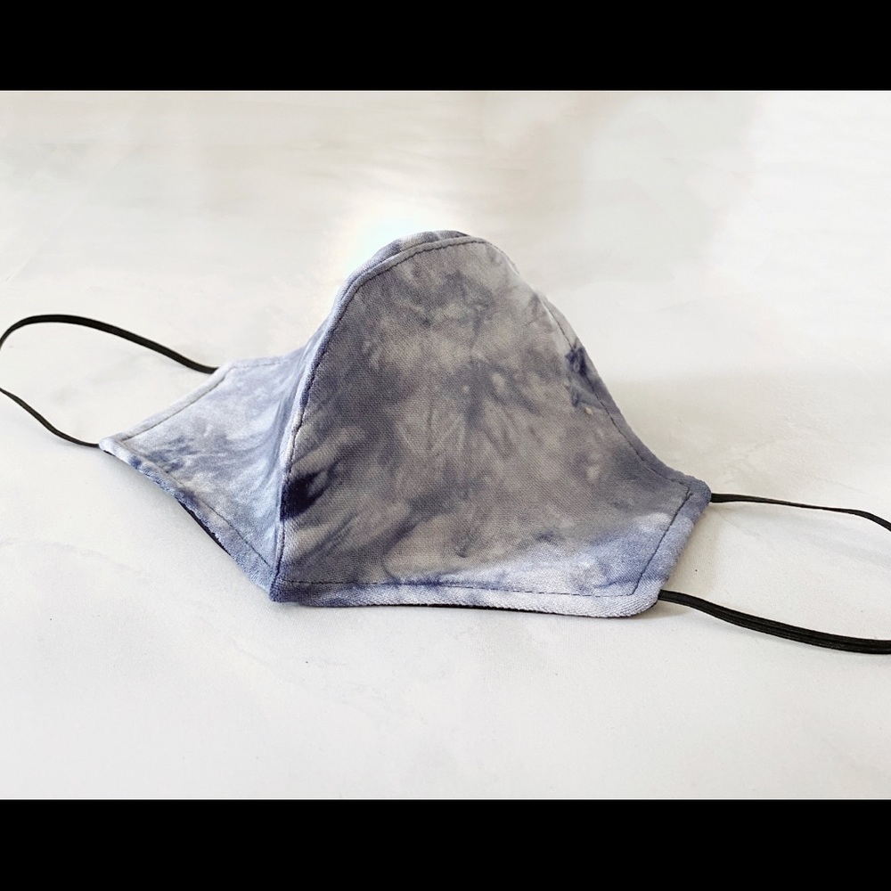 Blue Marble handmade face mask